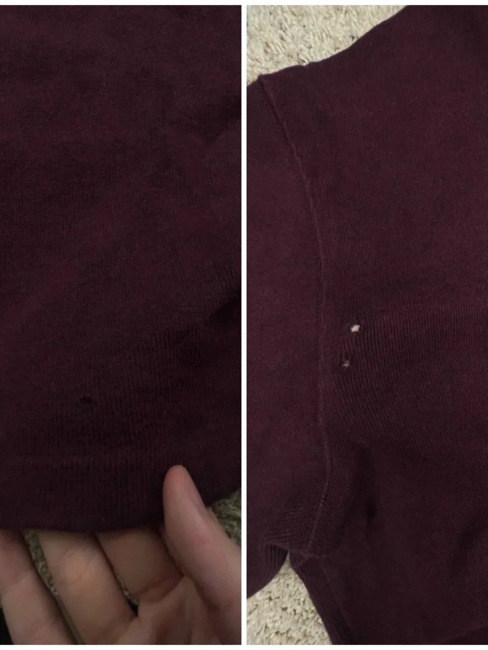 Polo Ralph Lauren Sweater Mens 2XLT Tall Classic 1/4 Zip Red Maroon W Pony